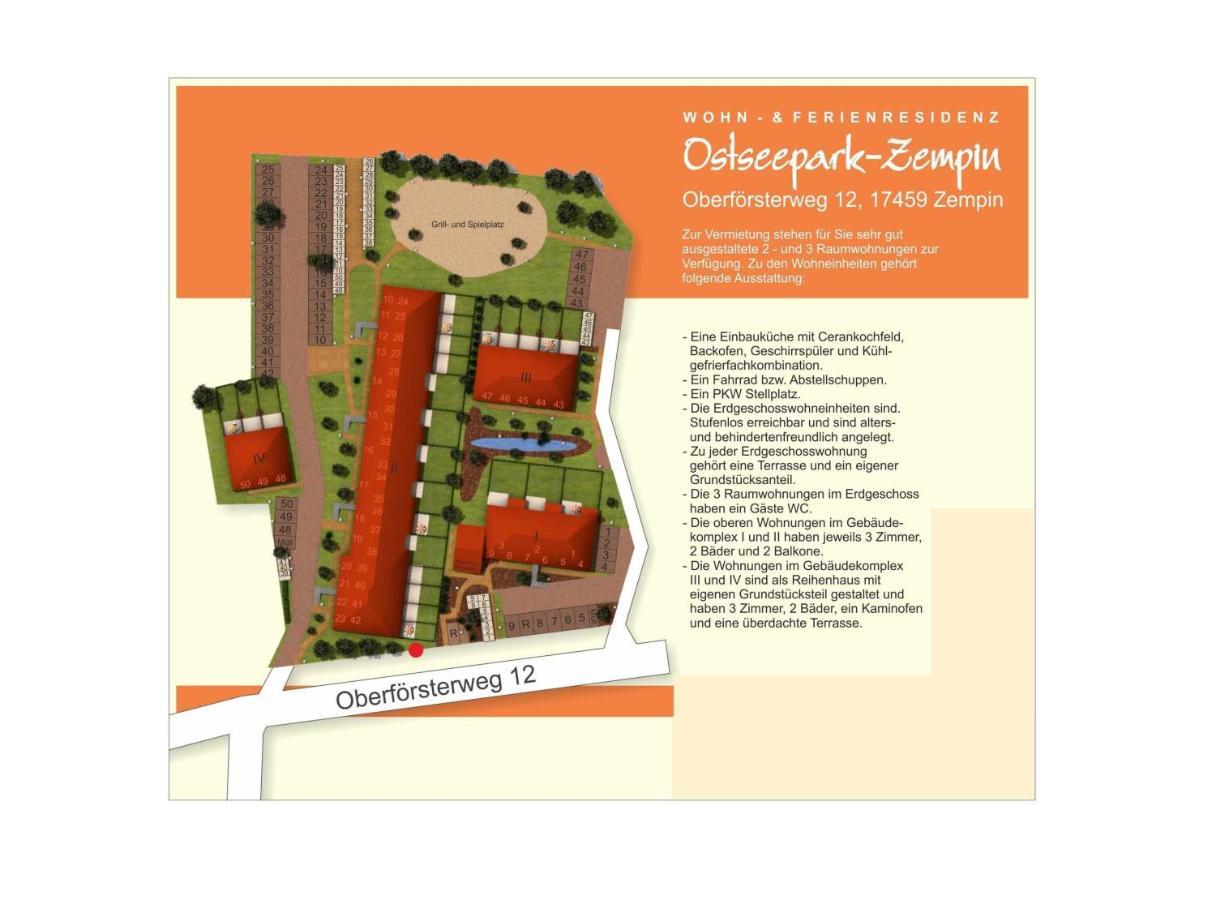 Zempin Ostseepark We 08 _Insel Use Экстерьер фото